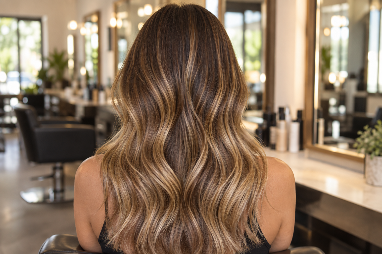 Cabello con color natural